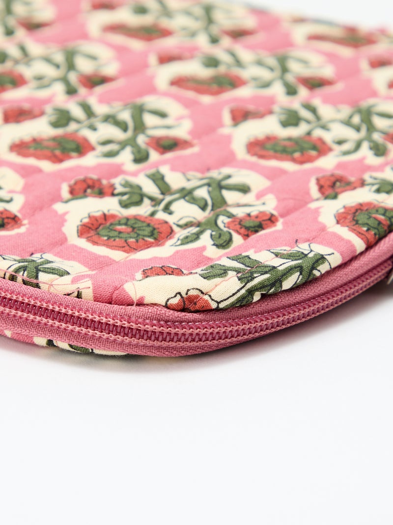 Housse d'ordinateur ou tablette 15 pouces - Kiabi Home Rose - Kiabi