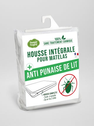 Housse matelas bébé anti punaise de lit