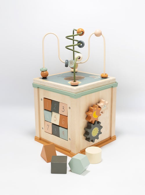 Houten activiteitenkubus - Kiabi