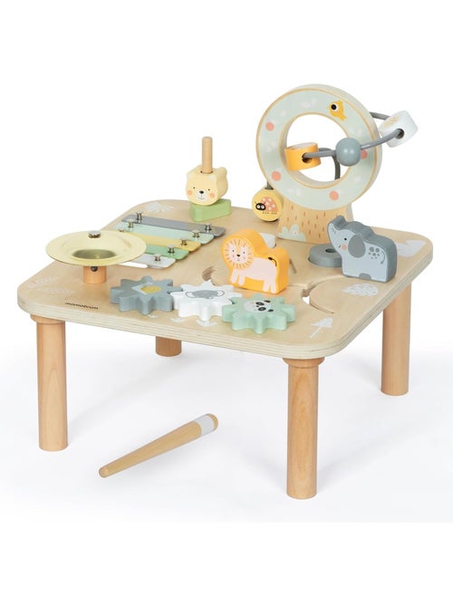 Houten activiteitentafel 7-in-1 jungle met speelfuncties voor baby's vanaf 9 maanden - Kiabi Houten activiteitentafel 7-in-1 jungle met speelfuncties voor baby's vanaf 9 maanden - Kiabi