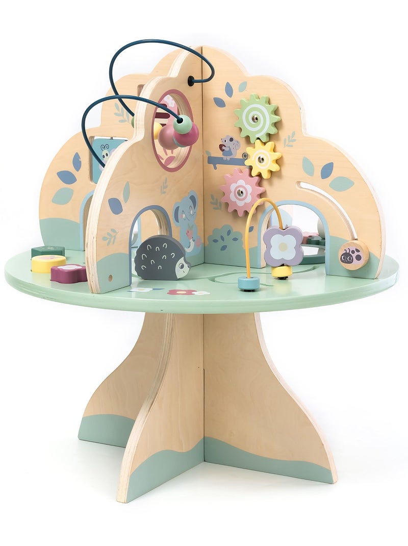 Houten activiteitentafel boom educatief speelgoed mamabrum N.v.t. - Kiabi