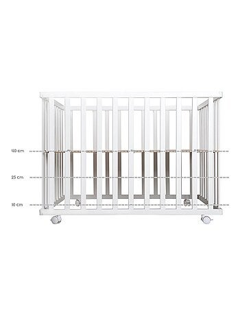 Houten babybox met waterafstotend boxkleed en matras met afneembare hoes 'roba style' roba