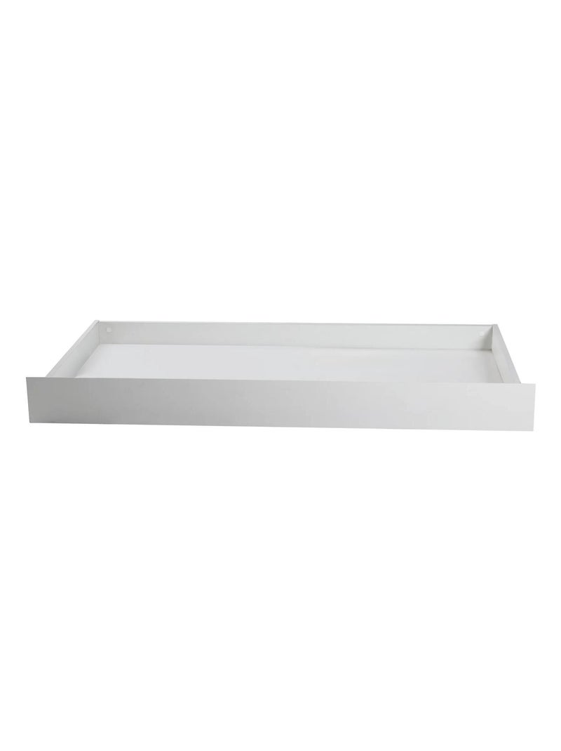 Houten bedlade voor babybed met wieltjes - ROBA Wit - Kiabi