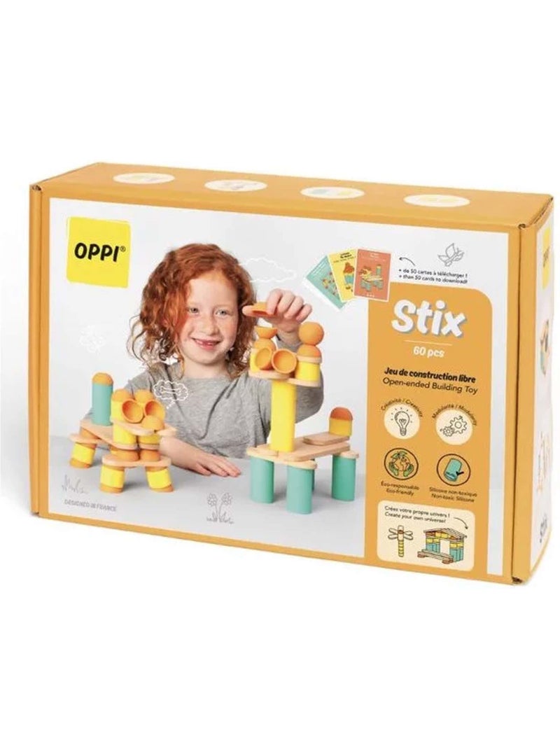 Houten bouw- en balansspel stix | oppi® N.v.t. - Kiabi