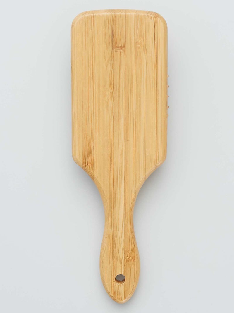 Houten haarborstel Beige - Kiabi