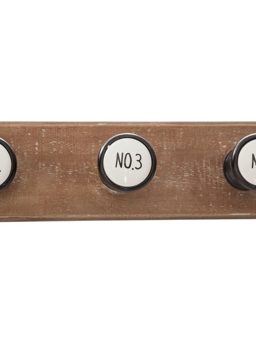 Houten kapstokhaak met 6 haken - Kiabi
