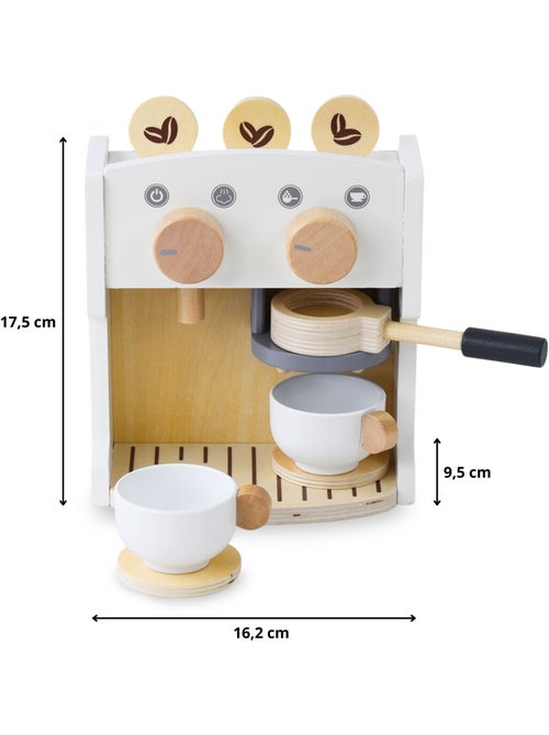 Houten koffiezetapparaat en theepot kind 16x9cm speelgoed mamabrum - Kiabi Houten koffiezetapparaat en theepot kind 16x9cm speelgoed mamabrum - Kiabi