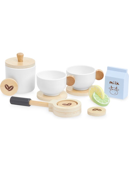 Houten koffiezetapparaat en theepot kind 16x9cm speelgoed mamabrum - Kiabi Houten koffiezetapparaat en theepot kind 16x9cm speelgoed mamabrum - Kiabi