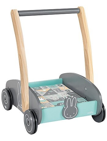 Houten loopwagen + bouwblokken 'miffy®' - ROBA