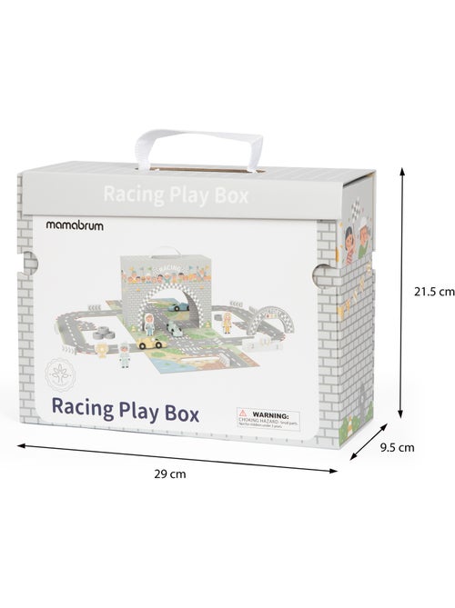 Houten magnetische koffer racebaan auto speelset mamabrum - Kiabi Houten magnetische koffer racebaan auto speelset mamabrum - Kiabi