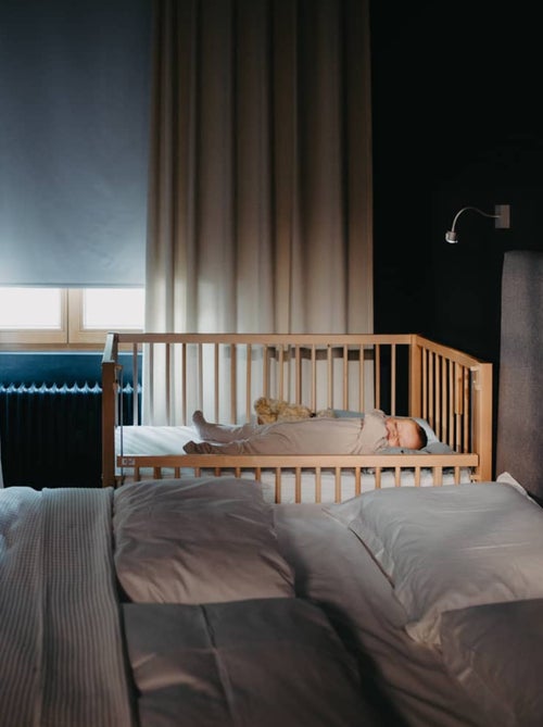 Houten meegroeibed co-sleeper voor baby - Kiabi Houten meegroeibed co-sleeper voor baby - Kiabi