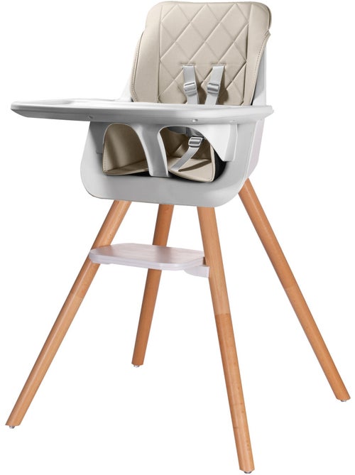 Houten meegroeikinderstoel StarWood naturel beige - Kiabi Houten meegroeikinderstoel StarWood naturel beige - Kiabi