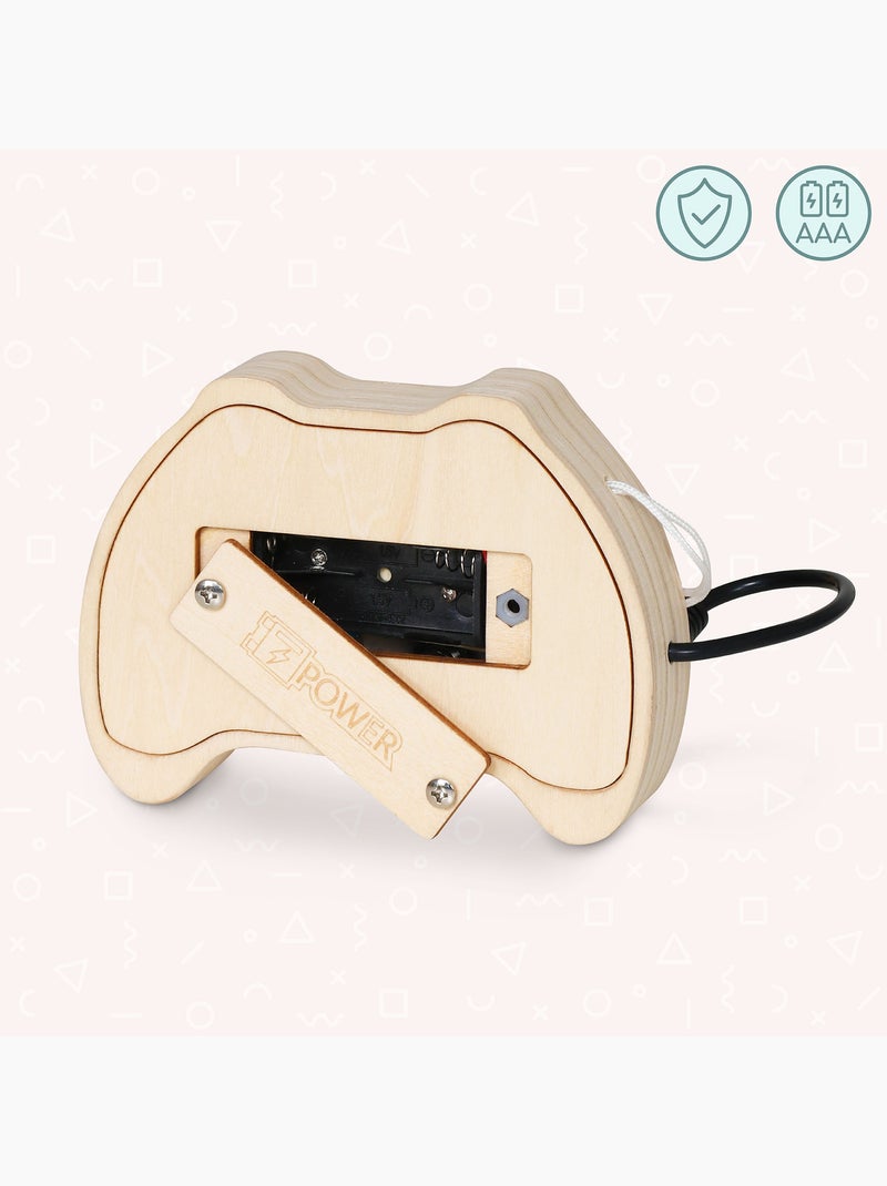 Houten mini activity board gamecontroller met led mamabrum N.v.t. - Kiabi