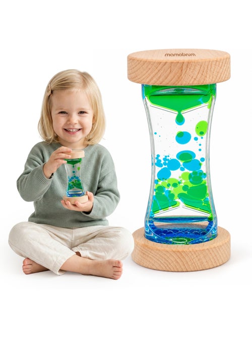 Houten sensorische zandloper educatief speelgoed 30s timer roller mamabrum - Kiabi