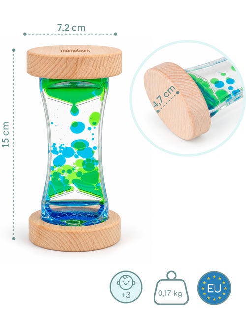 Houten sensorische zandloper educatief speelgoed 30s timer roller mamabrum - Kiabi