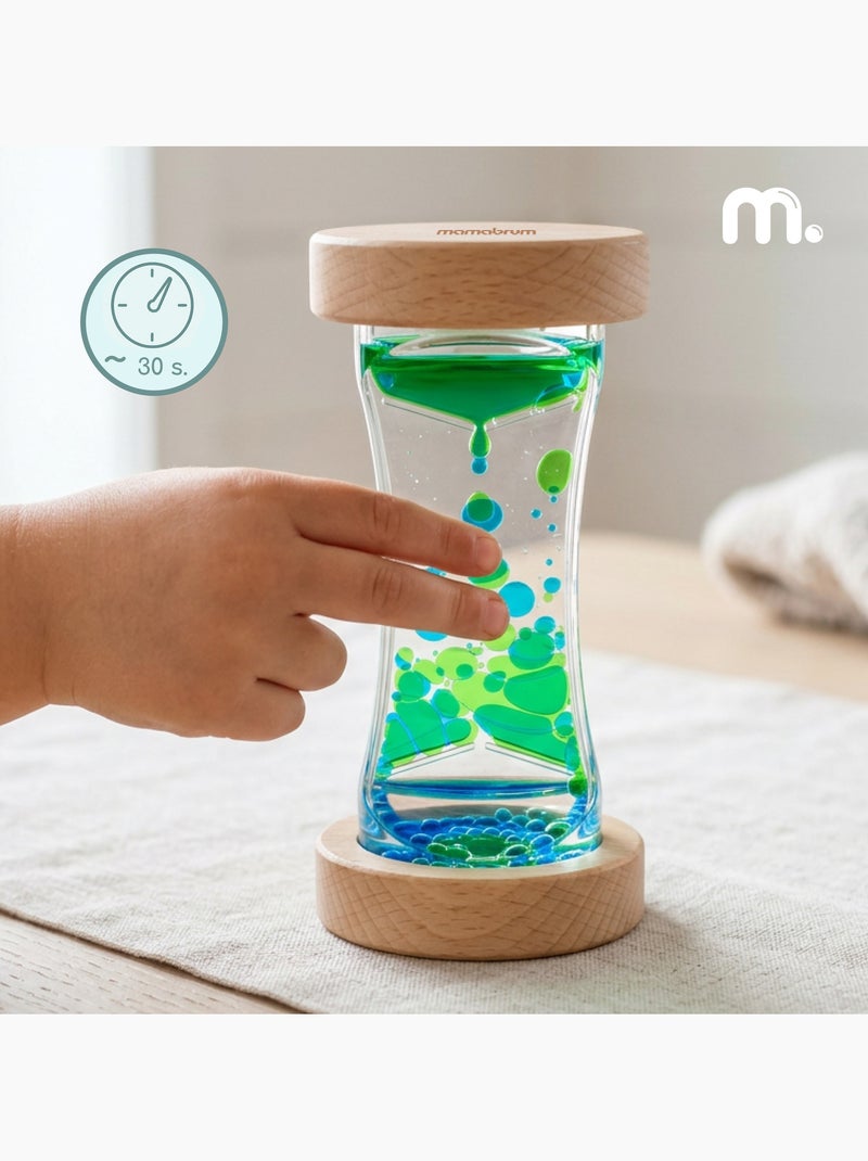 Houten sensorische zandloper educatief speelgoed 30s timer roller mamabrum N.v.t. - Kiabi