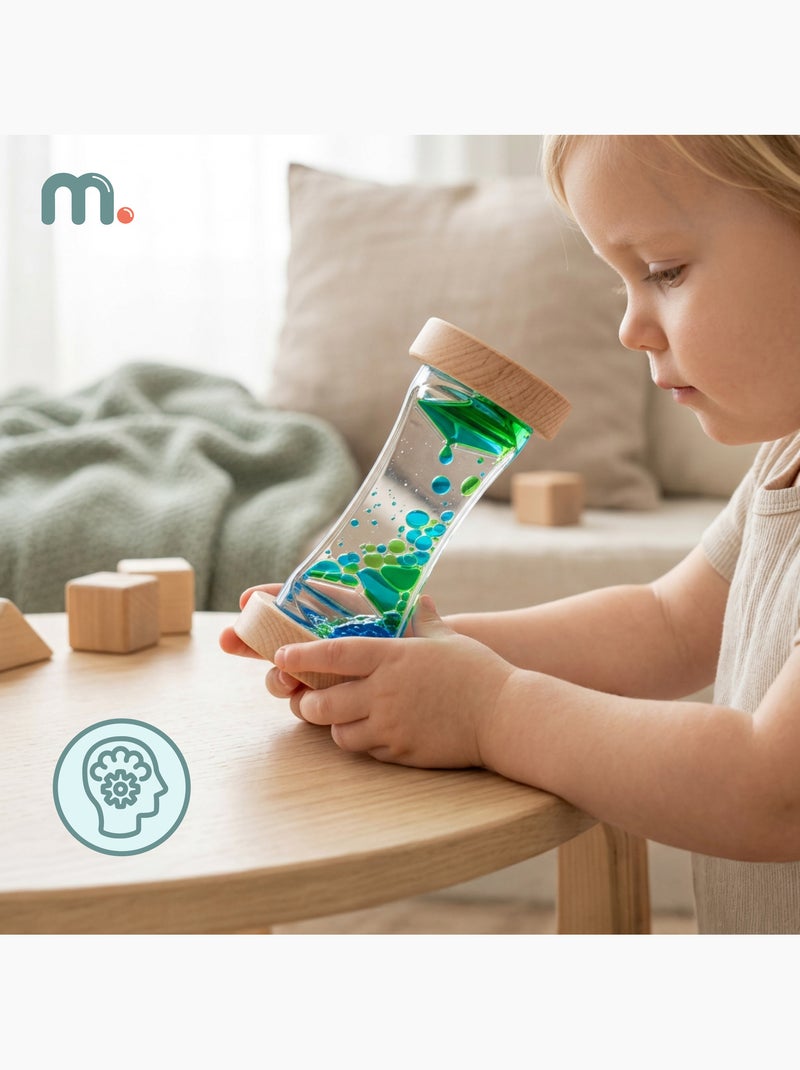 Houten sensorische zandloper educatief speelgoed 30s timer roller mamabrum N.v.t. - Kiabi