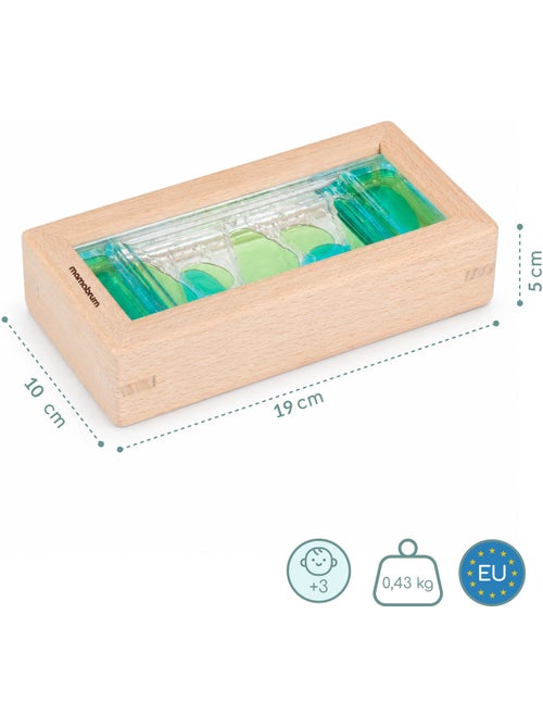 Houten sensorische zandloper educatief speelgoed 90s timer mamabrum - Kiabi