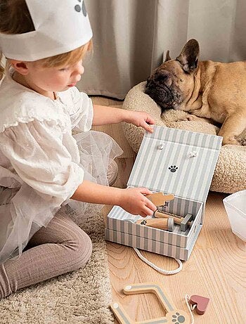 Houten speelgoed - dierenarts koffer | jabadabado