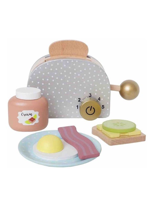 Houten speelgoed - eethoek - burger meal - Kiabi