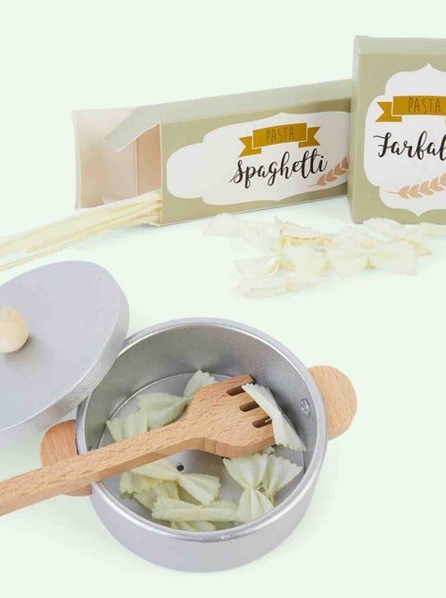 Houten speelgoed - eethoek - pasta - Kiabi
