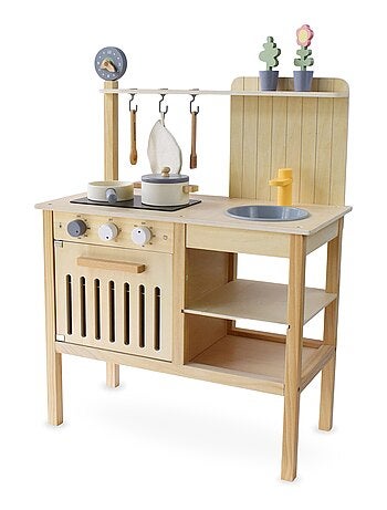 Houten speelgoedkeuken met accessoires 3 jaar mamabrum