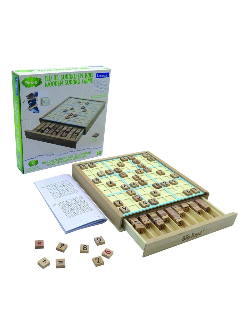Houten sudoku spel Beige - Kiabi