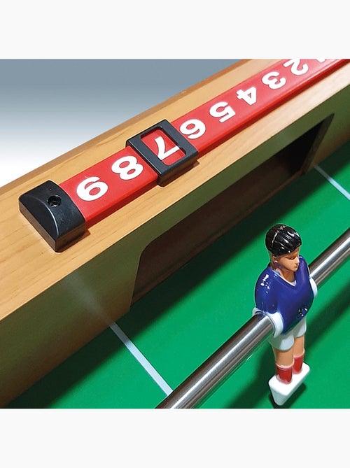 Houten tafelvoetbaltafel met poten 121x61x79 cm cb games - Kiabi Houten tafelvoetbaltafel met poten 121x61x79 cm cb games - Kiabi