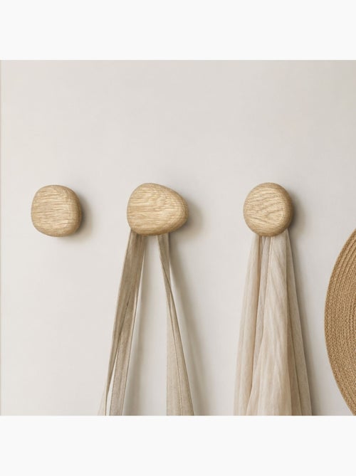 Houten wandhaken, organische vorm - Kiabi