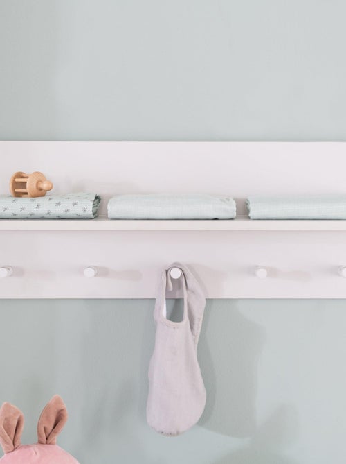 Houten wandrek met 5 haakjes voor de kinderkamer 'Roba maren 2' - Kiabi Houten wandrek met 5 haakjes voor de kinderkamer 'Roba maren 2' - Kiabi