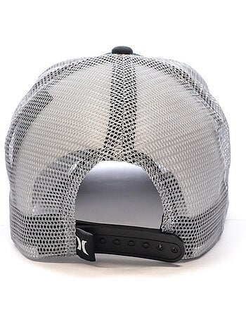 Hurley brighton herenpet zwart/grijs