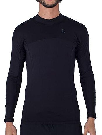 Hurley channel crossing lycra lange mouwen heren zwart