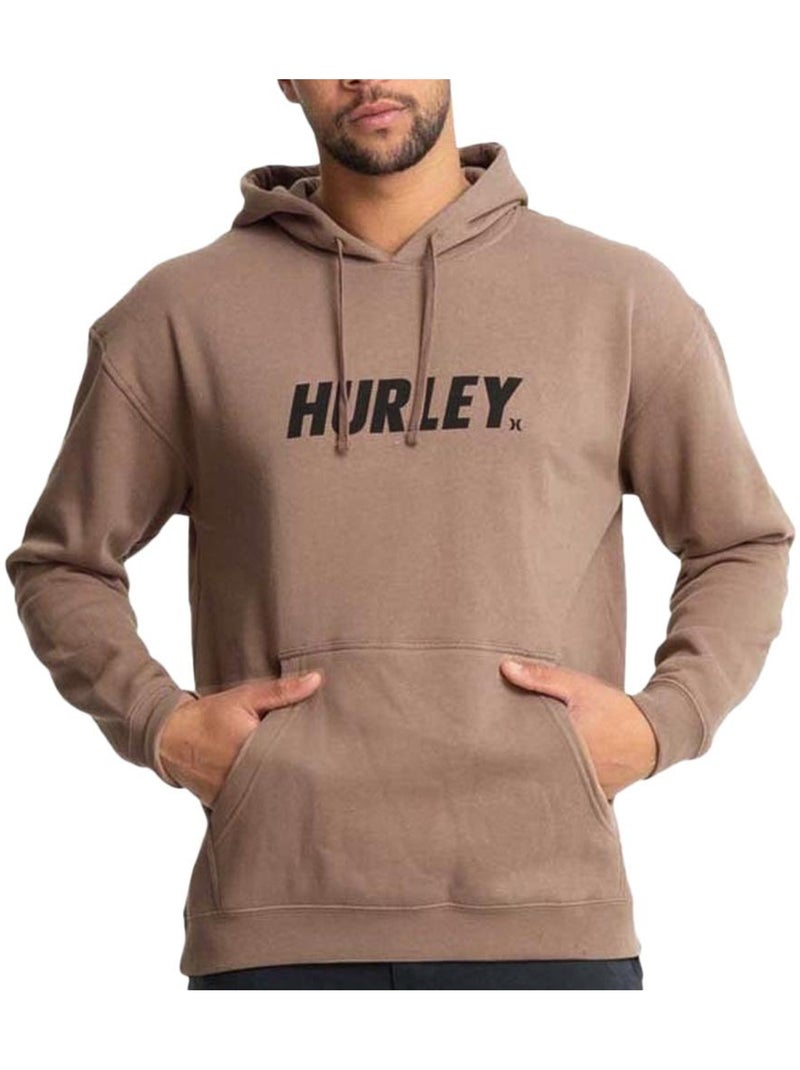 Hurley fastlane bruin heren sweatshirt Cappuccinobruin - Kiabi