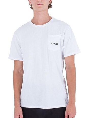 Hurley oao wit t-shirt voor heren