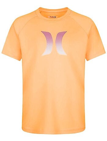 Hurley ombre icon lycra jongens zwemshirt oranje