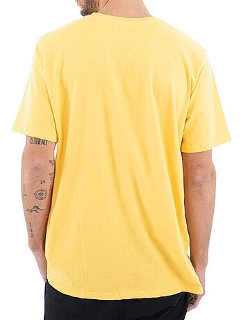 Hurley rolling hills geel t-shirt voor heren