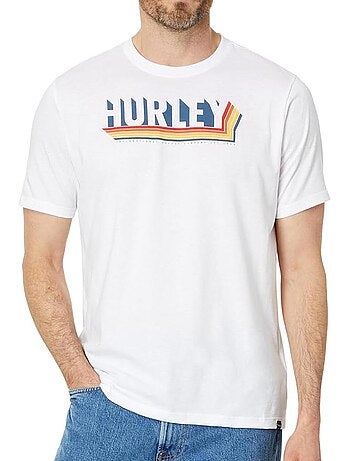 Hurley shadow blinds wit t-shirt voor heren