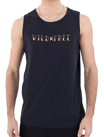 Hurley toledo zwart heren mouwloos t-shirt