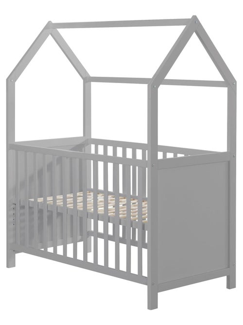 Hutbed 60 x 120 van fsc-hout, ombouwbaar tot bijzetbed en bankje roba - Kiabi