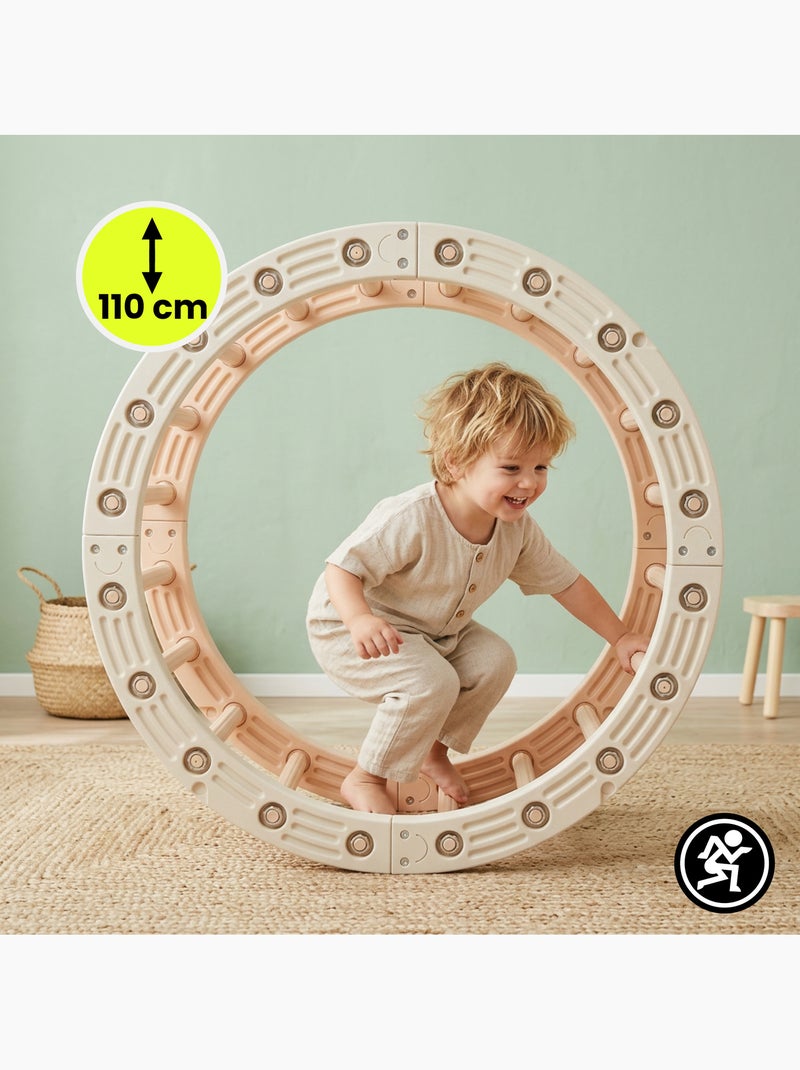 Hypermotion 4-in-1 gymnastiek- en speelwiel: modulair bewegingsspel vanaf 18 maanden N.v.t. - Kiabi