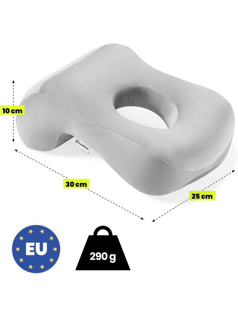 Hypermotion ergonomisch kussen voor comfortabele rust en ondersteuning Grijs - Kiabi