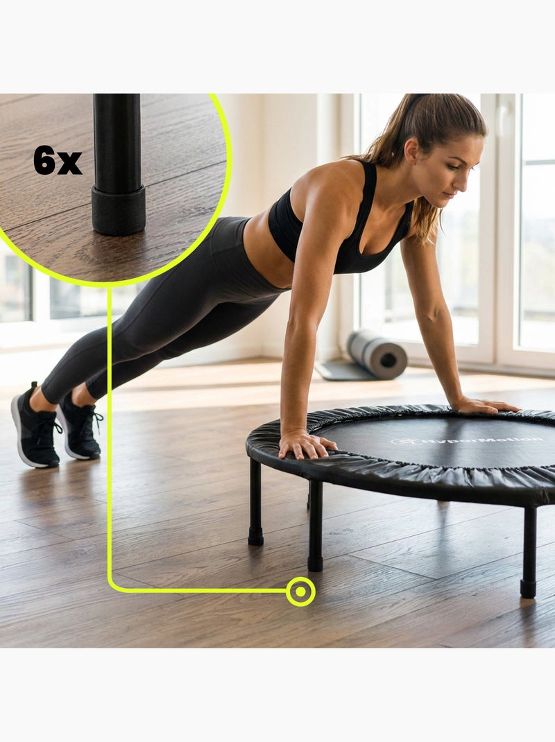 Hypermotion fitnesstrampoline voor thuis 91 cm – zwart Zwart - Kiabi