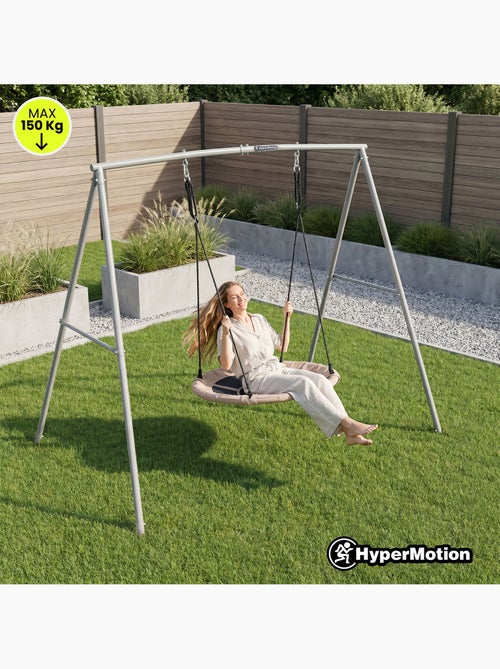 Hypermotion-nestschommel met frame, 100 cm, tot 150 kg - Kiabi Hypermotion-nestschommel met frame, 100 cm, tot 150 kg - Kiabi