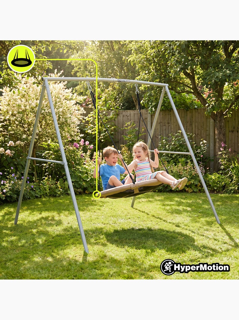 Hypermotion-nestschommel met frame, 100 cm, tot 150 kg Beige - Kiabi