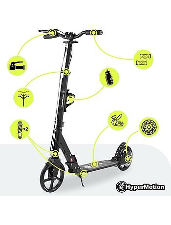Hypermotion skyline black step van aluminium met dubbele vering en schijfrem