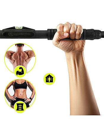 Hypermotion verstelbare optrekstang 74-100 cm – 200 kg – zwart