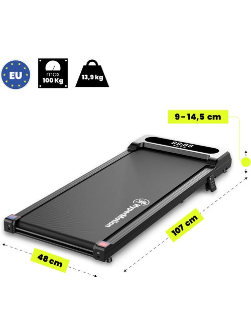 Hypermotion walkpad: compacte loopband voor wandelen onder je bureau tot 6 km/u - Kiabi
