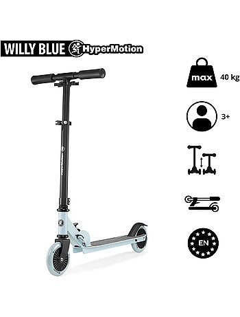 Hypermotion willy 2-wielstep voor kinderen van 3 tot 8 jaar, licht en inklapbaar