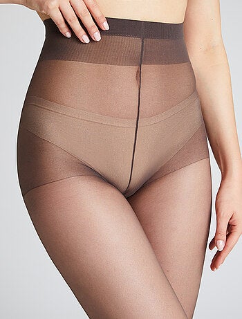 Ibao lot de 2 collants unis opaques - rougegorge lingerie