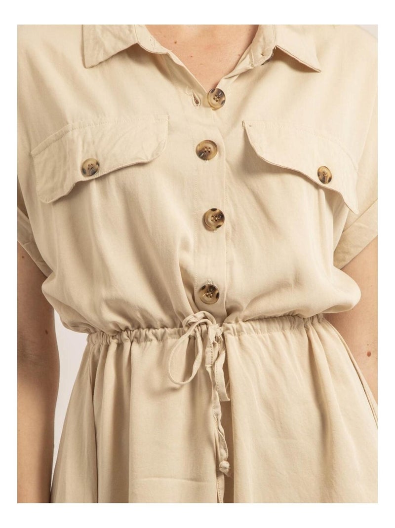 Ibelle sahara-jurk Beige - Kiabi